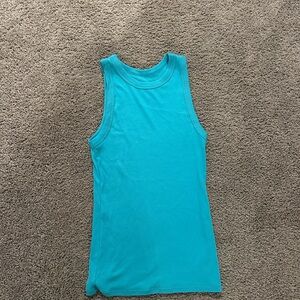 Teal Sleeveless Tank Top